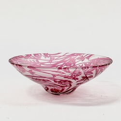 Louise Hawkins | Meadow Bowl Shallow Sold | Loco Glass Ltd - British ...